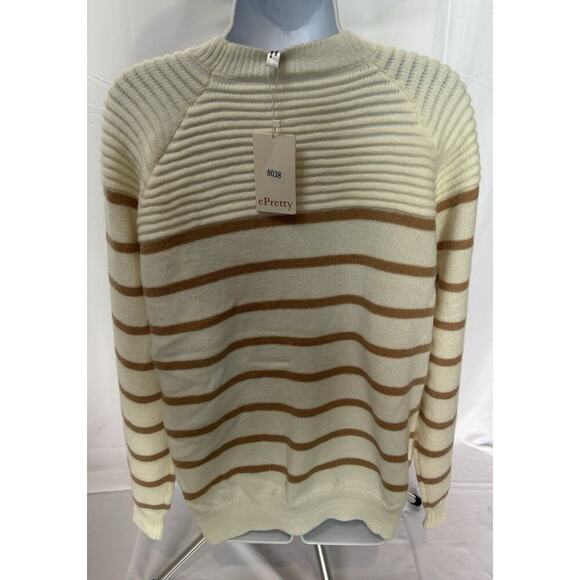 ePretty Pullover Sweater Round Neck Pullover Sweater Size XL New With Tags. NWT - Picture 3 of 8